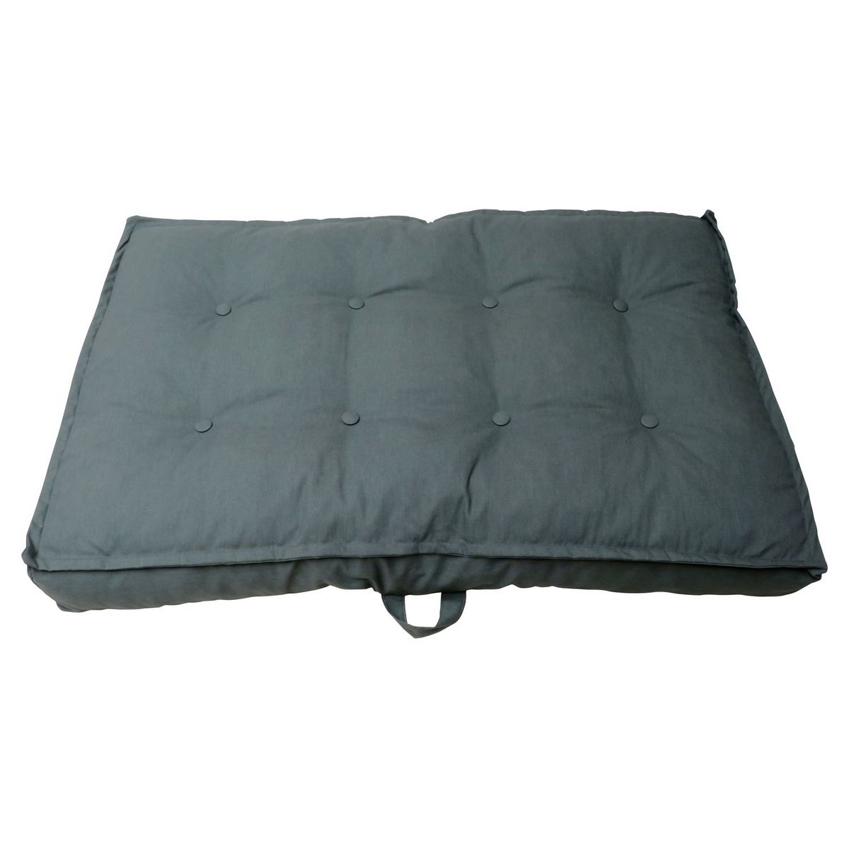 Jardin Privé Coussin tatami big gris zinc
