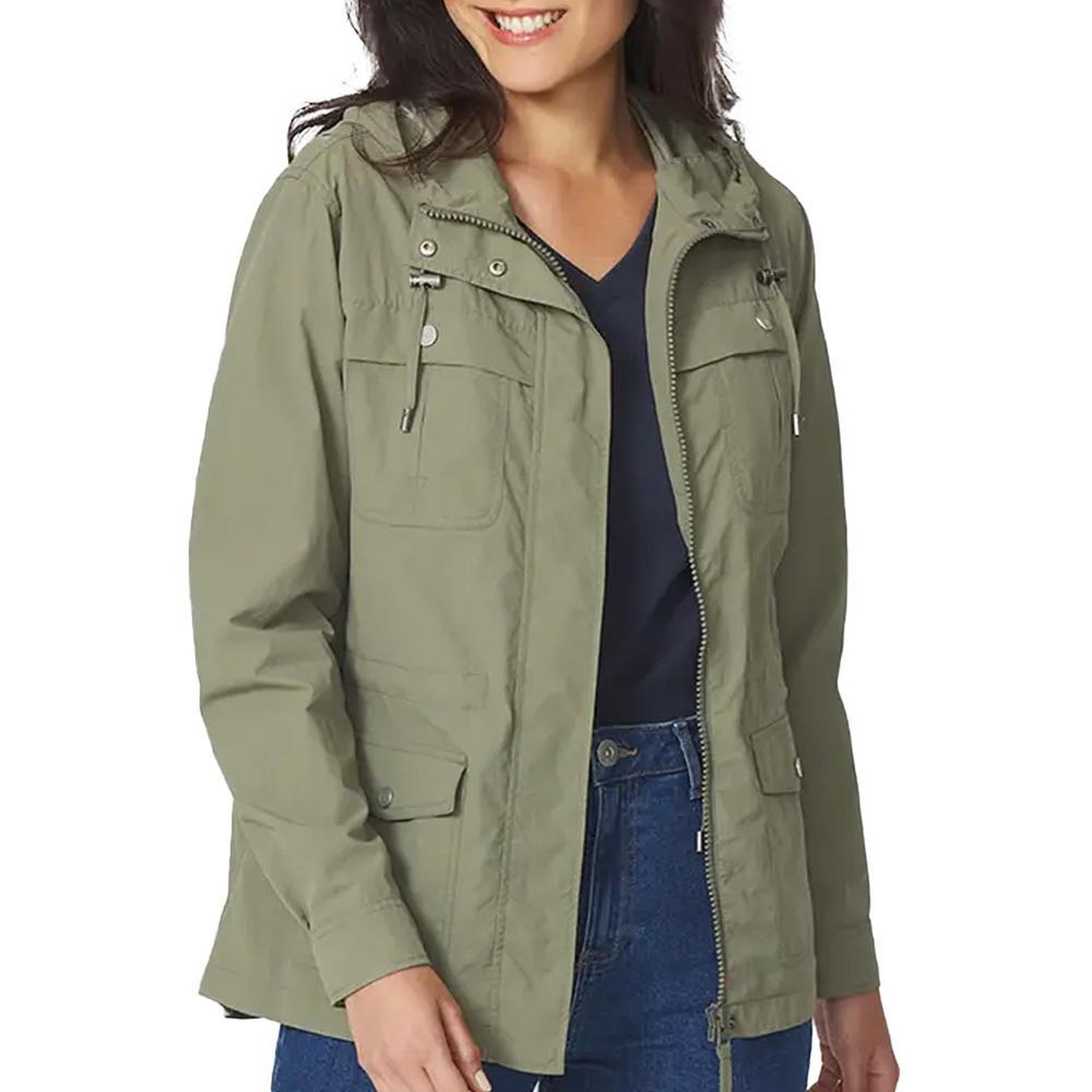 TBS Veste Déperlante Verte Femme TBS LIANAVES. Coloris disponibles : Vert