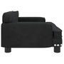 Voir la diapositive 4 : VIDAXL Lit pour chien noir 70x45x30 cm velours