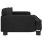 Voir la diapositive 4 : VIDAXL Lit pour chien noir 70x45x30 cm velours