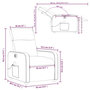 Voir la diapositive 6 : VIDAXL Fauteuil de massage inclinable electrique noir similicuir