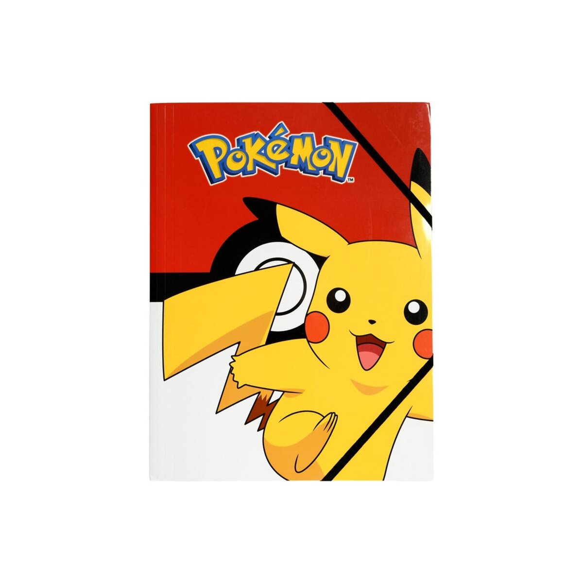  Chemise cartonnée à élastiques 3 rabats Pokémon A4 Pikachu