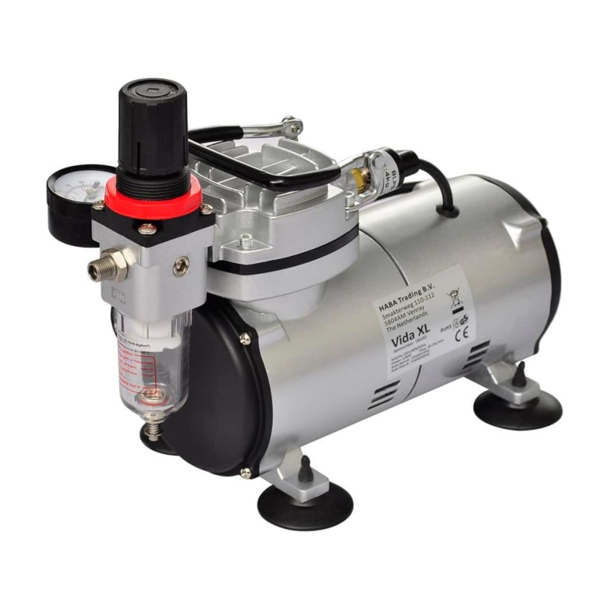 VIDAXL Kit de compresseur d'aerographe avec 2 pistolets