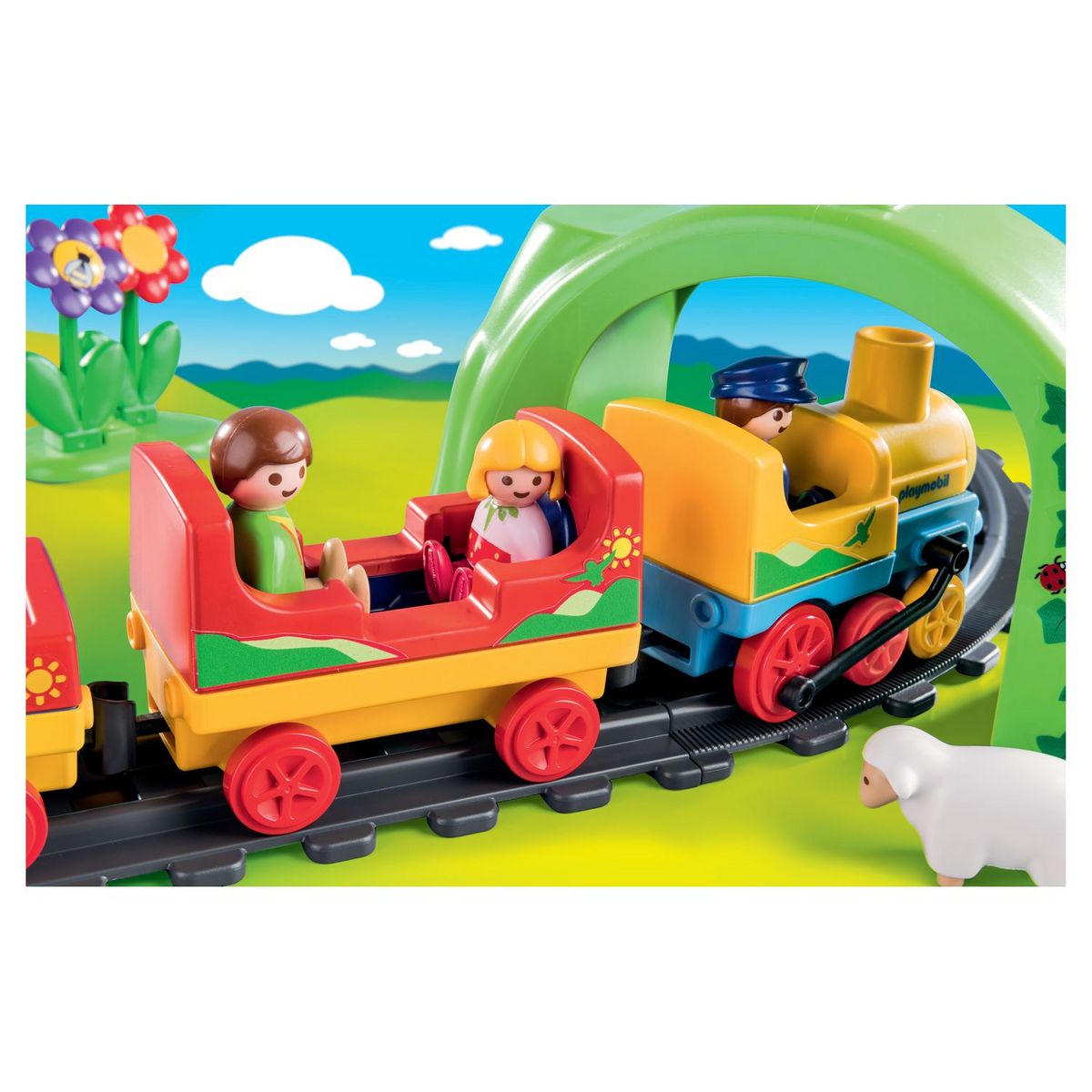 PLAYMOBIL 70179 - 1.2.3 -  Train avec passagers et circuit
