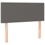 Voir la diapositive 4 : VIDAXL Tete de lit a LED Gris 80x5x78/88 cm Similicuir