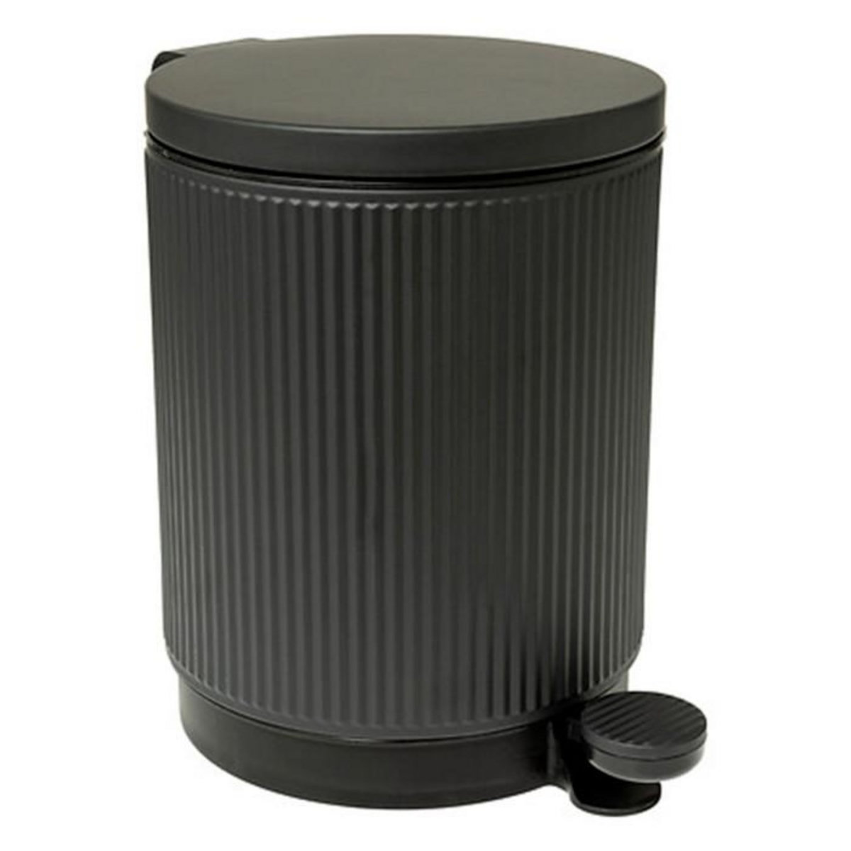 FIVE Poubelle de Salle de Bain  Onyx  5L Gris Ardoise