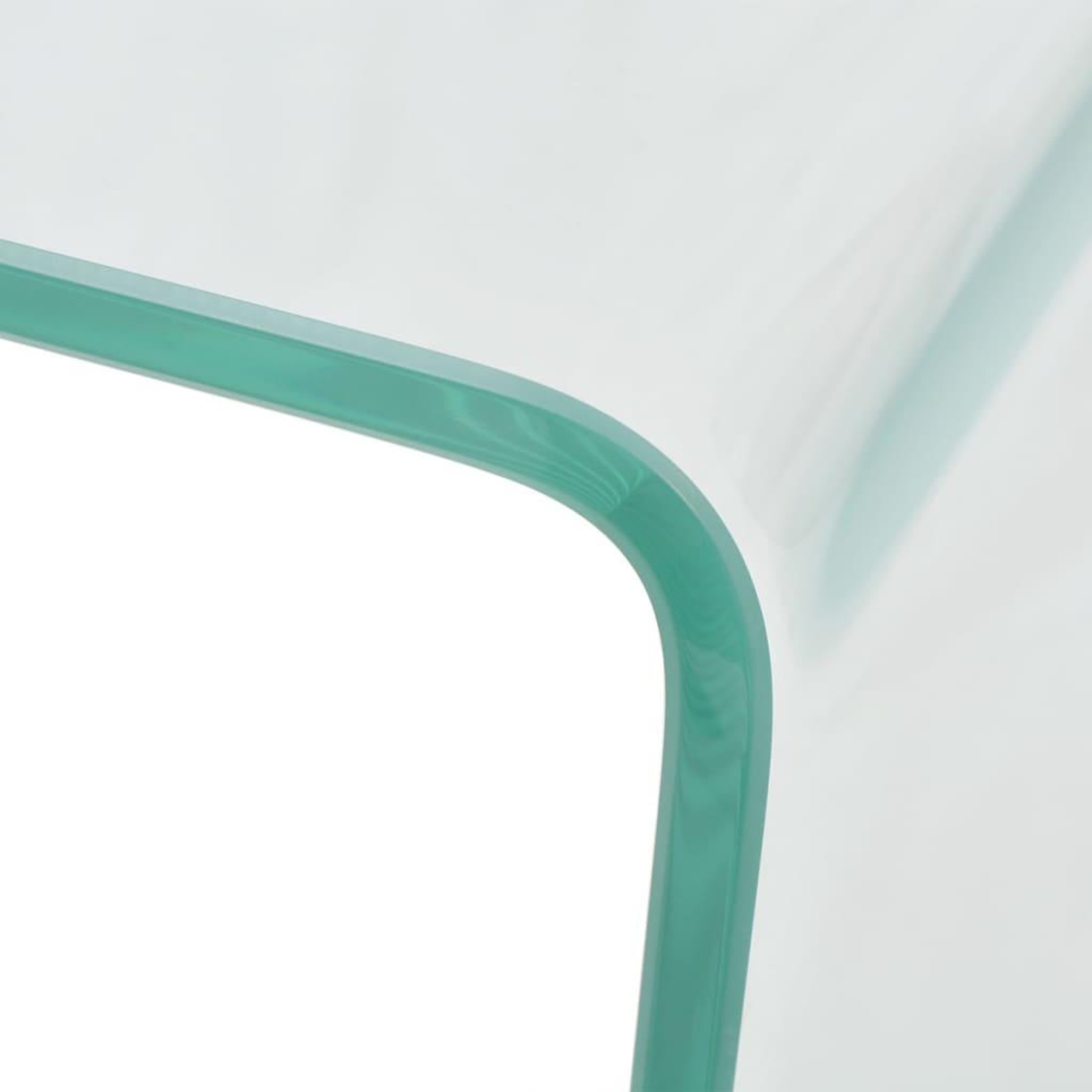 Voir la diapositive 4 : VIDAXL Table basse 49,5 x 50 x 45 cm verre trempe transparent