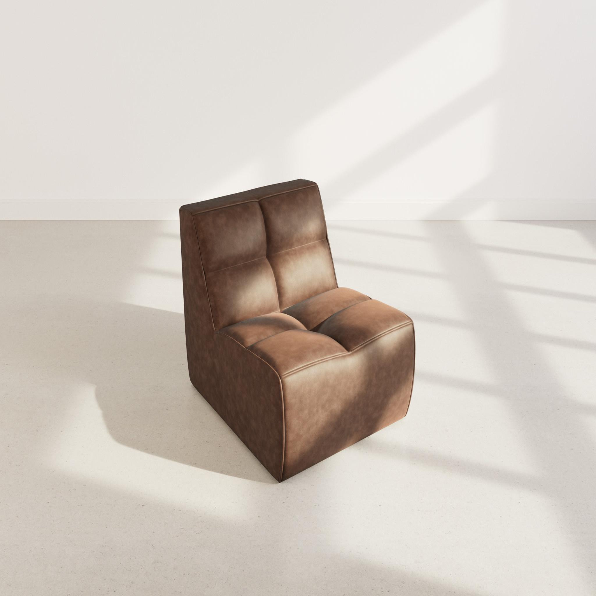 Voir la diapositive 3 : LISA DESIGN Alya - module d'assise en simili