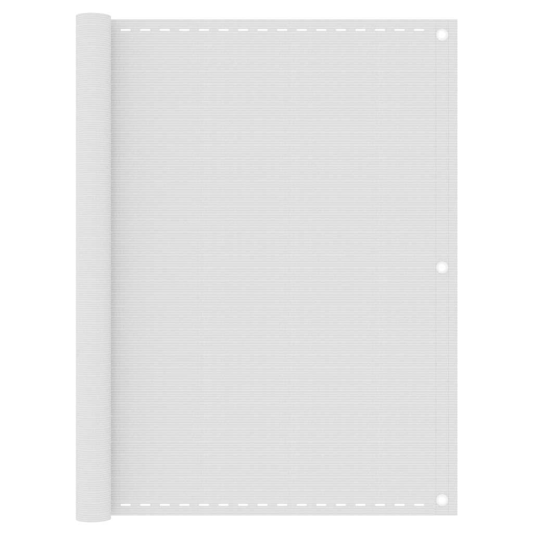 VIDAXL Ecran de balcon Blanc 120x300 cm PEHD