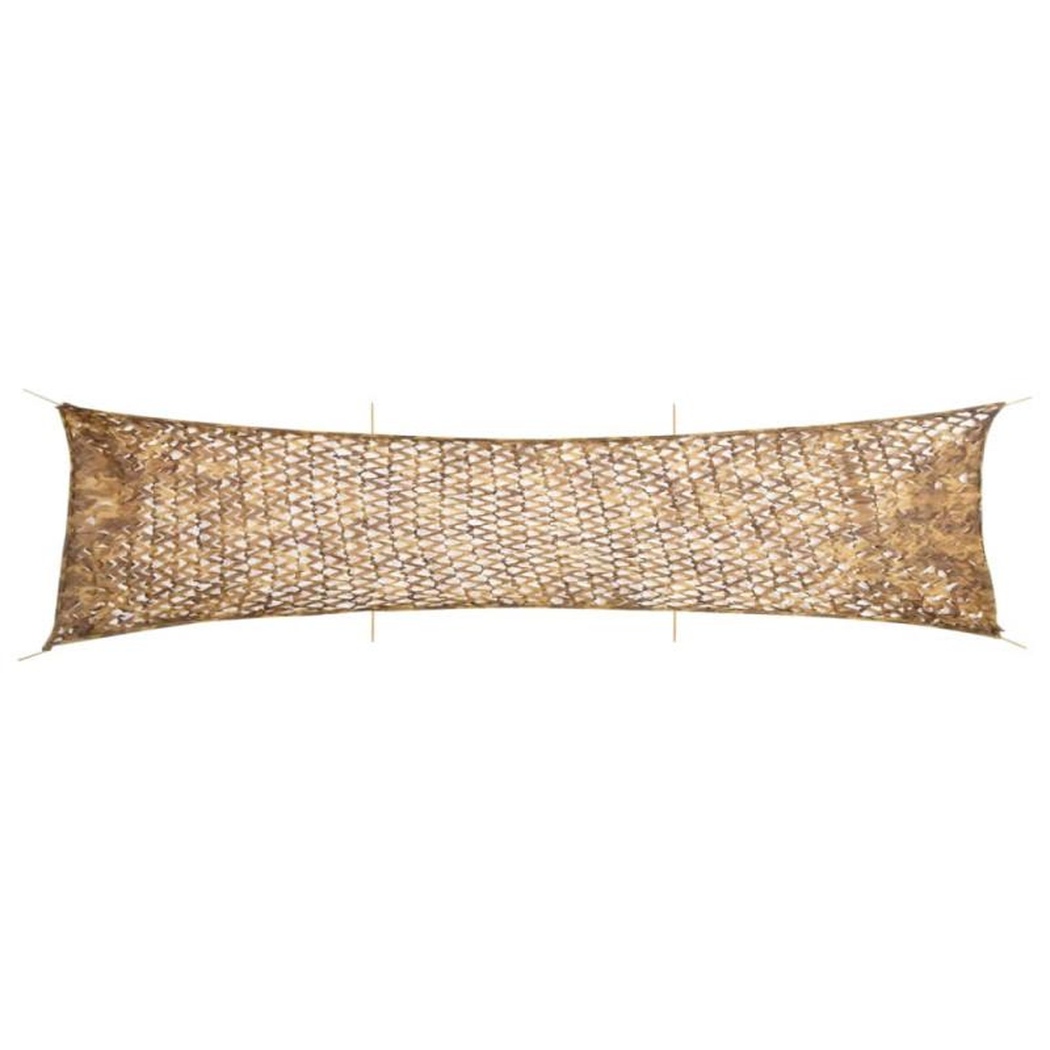 Voir la diapositive 1 : VIDAXL Filet de camouflage avec sac de rangement 613x138 cm sable