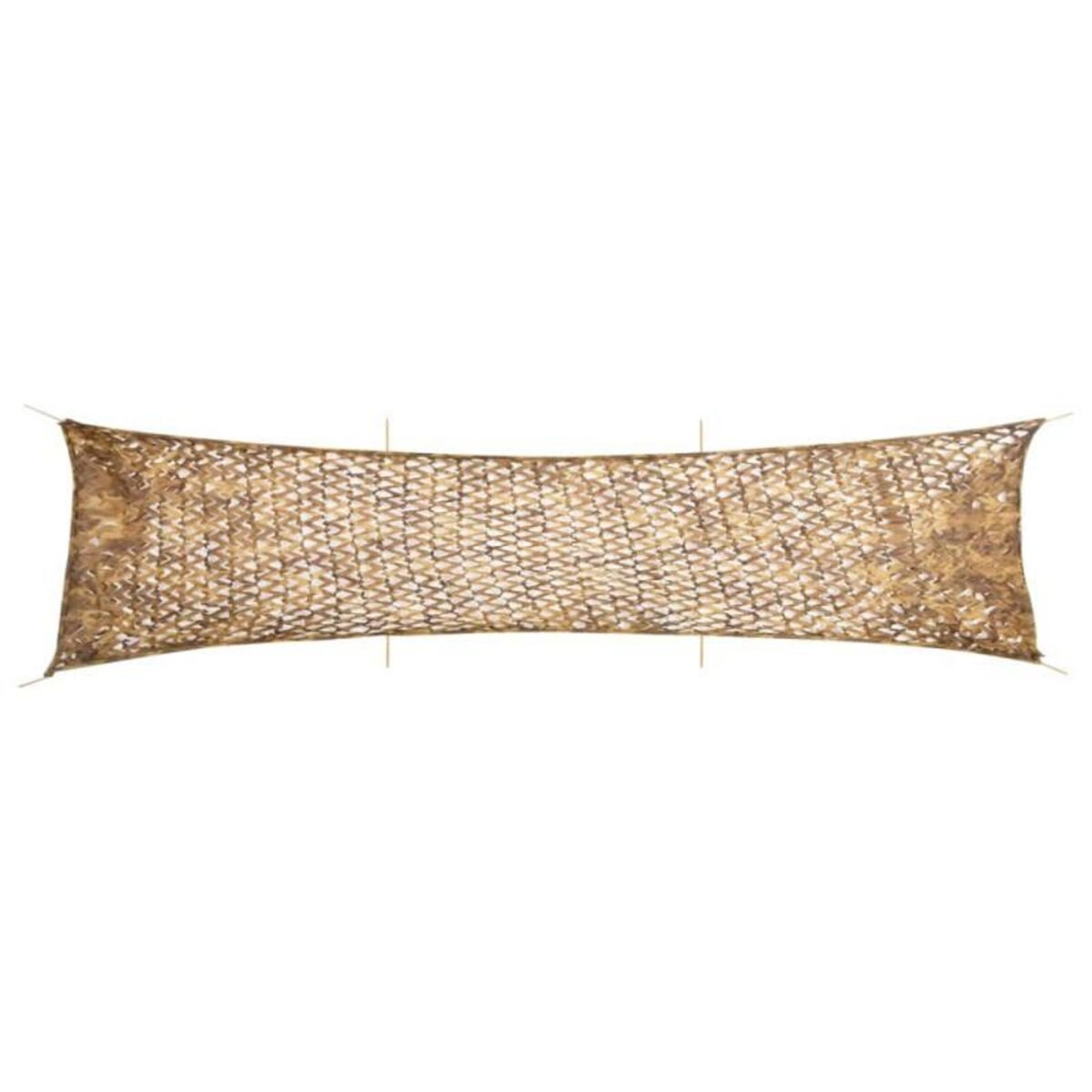 VIDAXL Filet de camouflage avec sac de rangement 613x138 cm sable