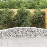 VIDAXL Paniers a gabions arques 20 pcs 400x50x40/60 cm Fer galvanise