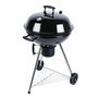 Voir la diapositive 1 : SWEEEK Barbecue charbon de bois Ø57cm - Georges - Noir émaillé. barbecue avec aérateurs. émaillé. fumoir. récupérateur de cendres