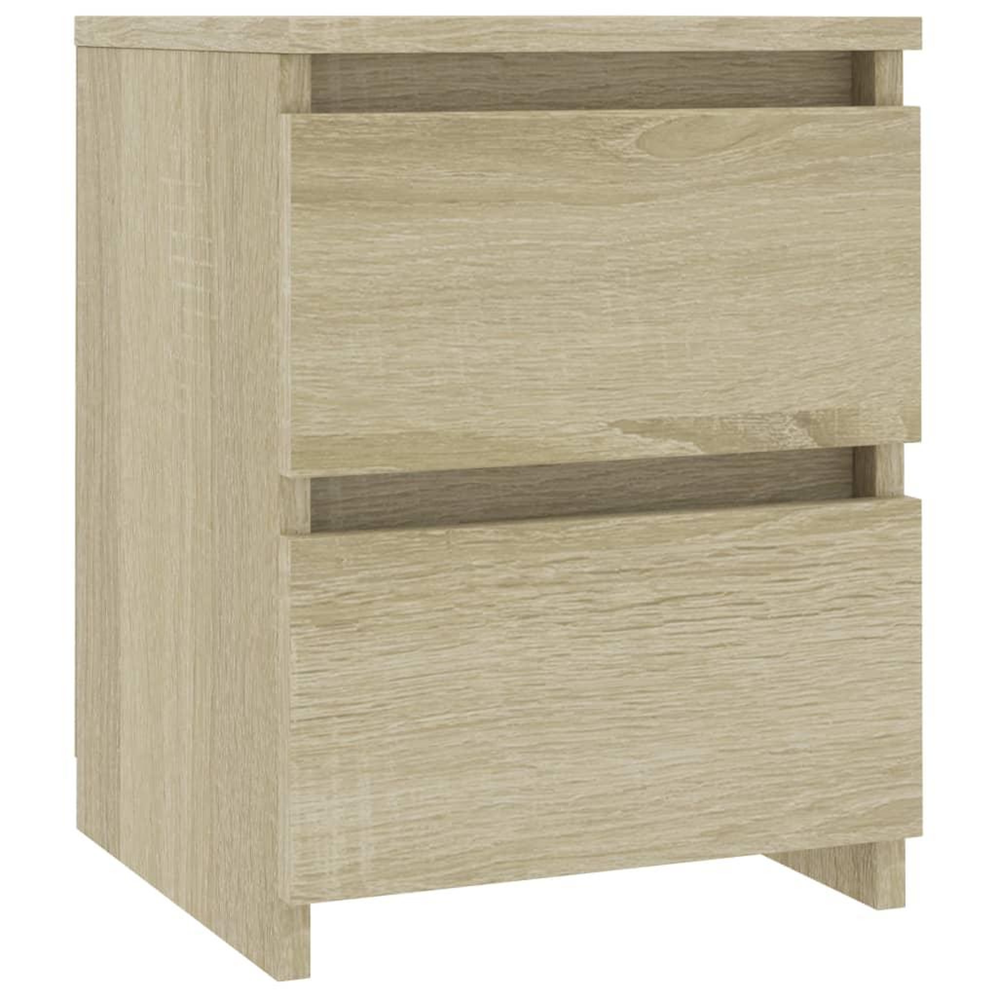 Voir la diapositive 2 : VIDAXL Table de chevet Chene sonoma 30x30x40 cm Bois d'ingenierie