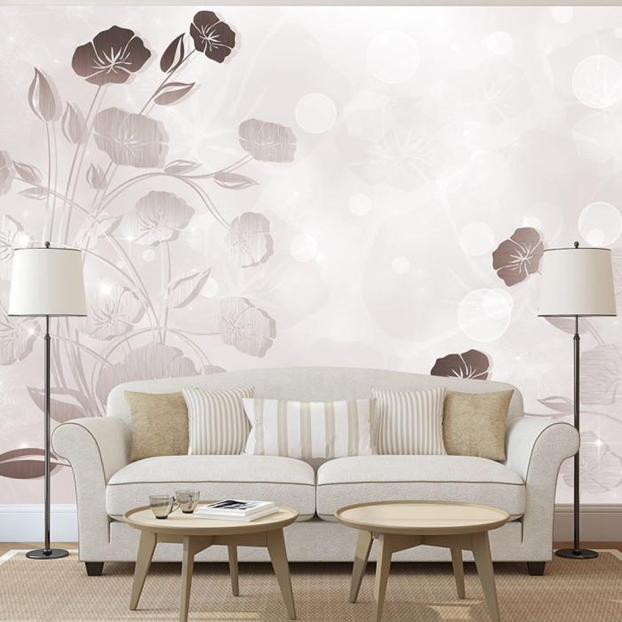 Paris Prix Papier Peint  Gentleness of Flowers. Coloris disponibles : Multicolore
