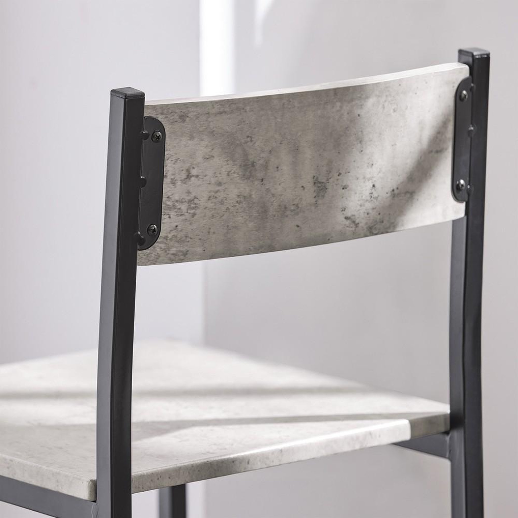 Voir la diapositive 4 : SOBUY SoBuy - Ensemble de table avec 2 chaises et 2 tabourets - Industriel - OGT03