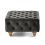 Voir la diapositive 4 : LISA DESIGN Walter - pouf chesterfield en velours - pieds bois