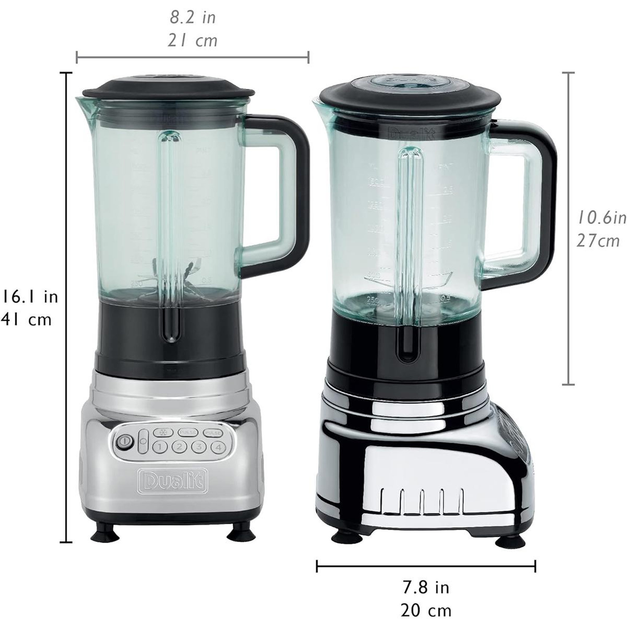 Voir la diapositive 3 : Dualit Blender 2l 1000w chromé - 83851