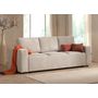 Voir la diapositive 2 : LISA DESIGN Livy - canapé droit convertible - avec coffre - en velours côtelé - 3 places