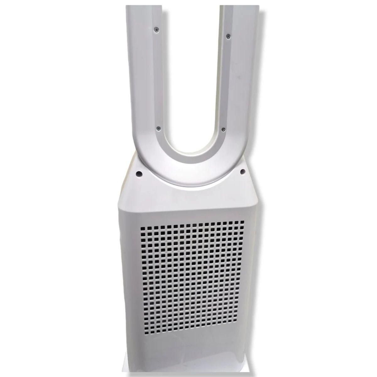NIKLAS Ventilateur à Télécommande 50W - Ventilateur Sans Pales Colonne 3 Vitesses avec Minuterie 7h Design Blanc NIKLAS
