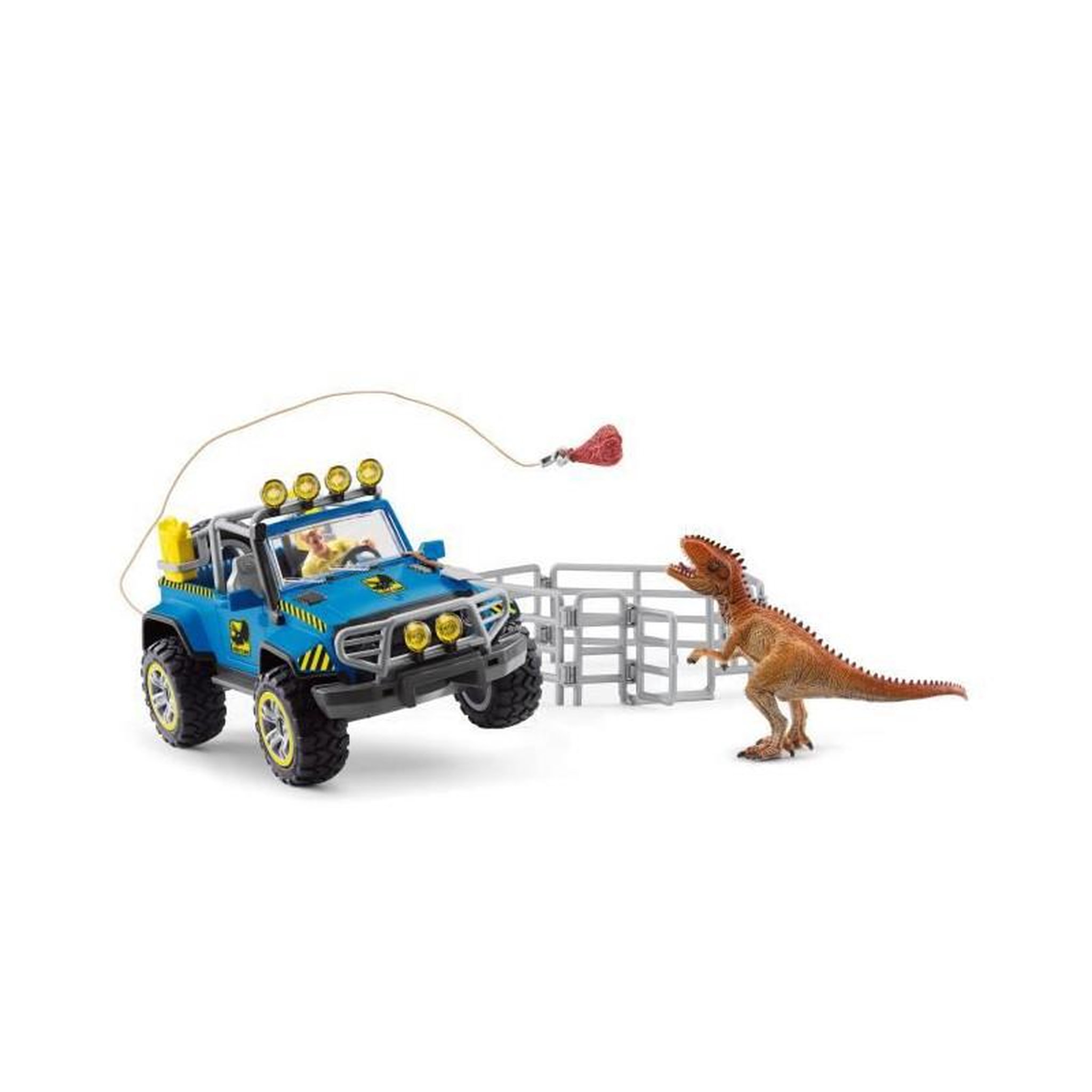 Schleich Schleich - Voiture tout-terrain avec avant-poste Dino - 41464