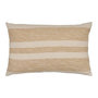 Voir la diapositive 1 : ATMOSPHERA Coussin à Rayures Effet Jute  Laini  38x58cm Naturel