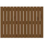 Voir la diapositive 4 : VIDAXL Tete de lit murale Marron miel 82,5x3x60 cm Bois massif de pin
