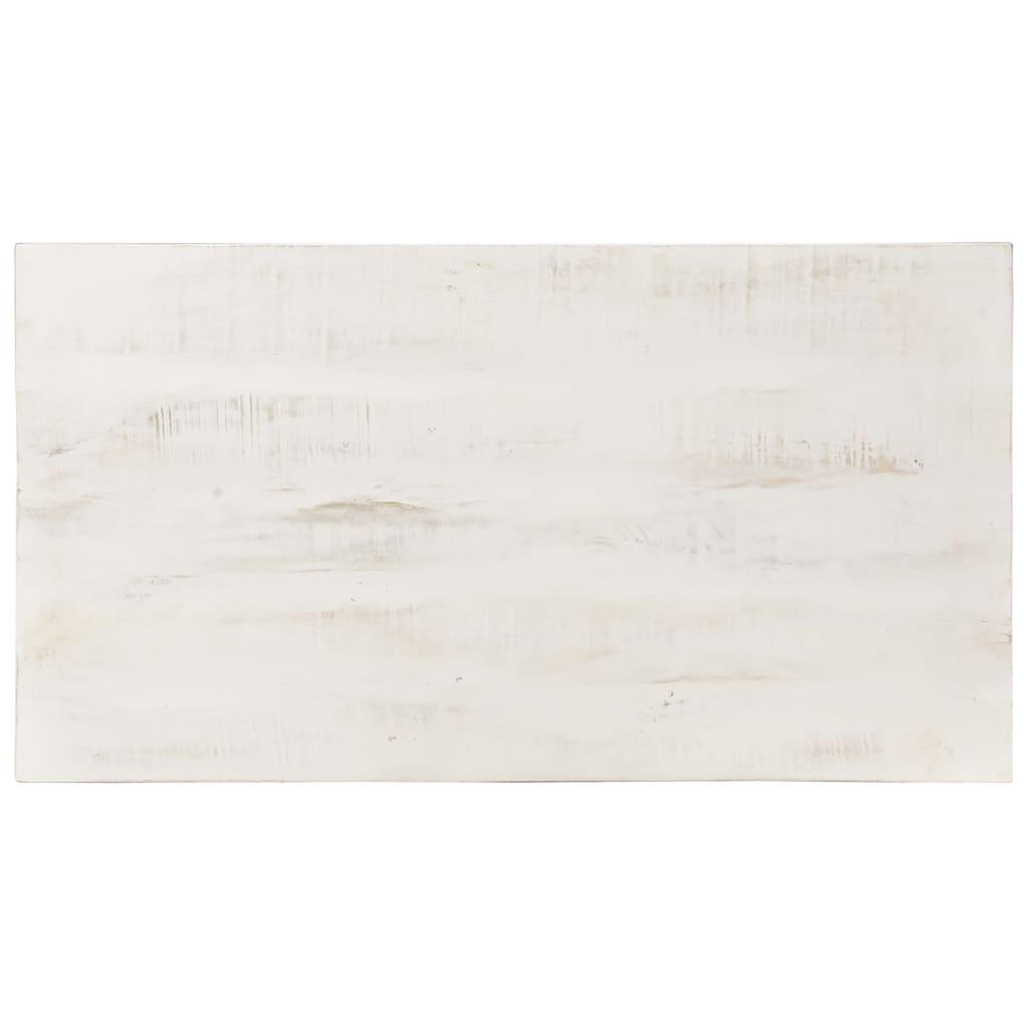 Voir la diapositive 4 : VIDAXL Table basse blanc 110x60x45 cm bois de manguier massif