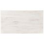Voir la diapositive 4 : VIDAXL Table basse Blanc 110x60x45 cm Bois de manguier massif