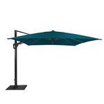 Proloisirs Parasol déporté Elios Sunbrella 3 x 3 m en Alu - marine - inclinable et orientable