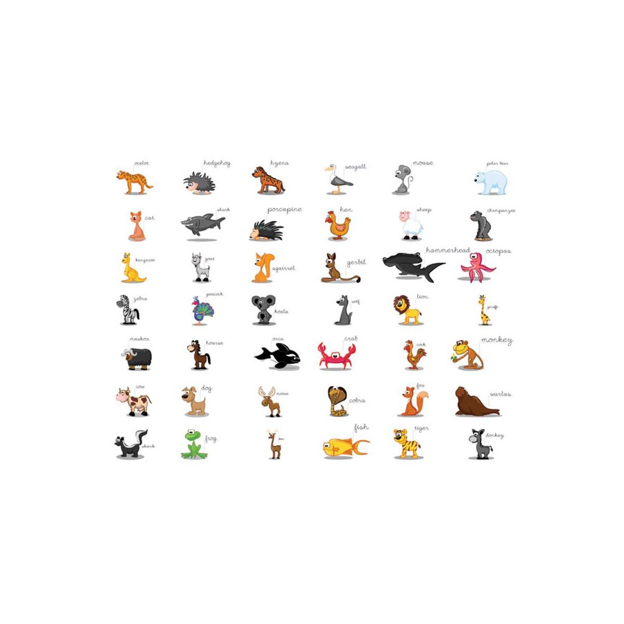 Voir la diapositive 2 : Paris Prix Papier Peint  Learning By Playing Animals