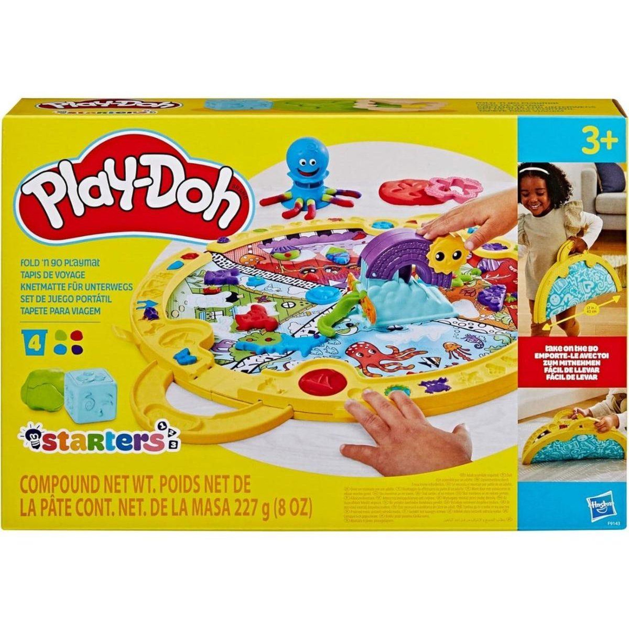 Voir la diapositive 4 : HASBRO Pâte à modeler play-doh  f9143 - tapis pliable et 19 outils