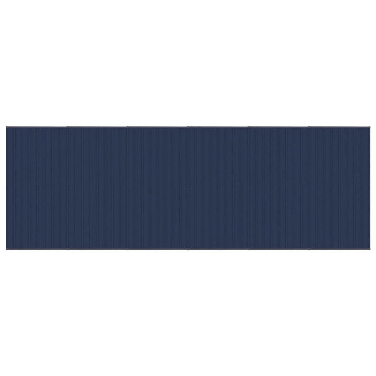 VIDAXL Chenil d'exterieur avec toit pour chiens Acier 11,06 m²