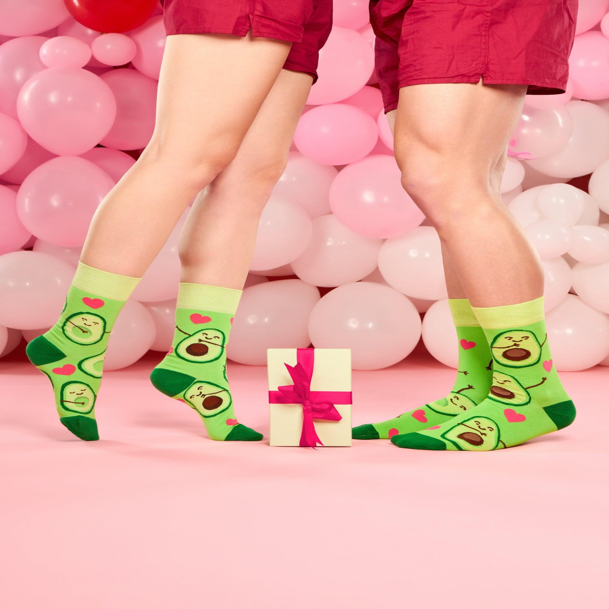 Voir la diapositive 5 : DEDOLES Chaussettes amour des avocats