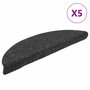 Voir la diapositive 2 : VIDAXL Tapis d'escalier autocollants 5 pcs anthracite 56x17x3 cm