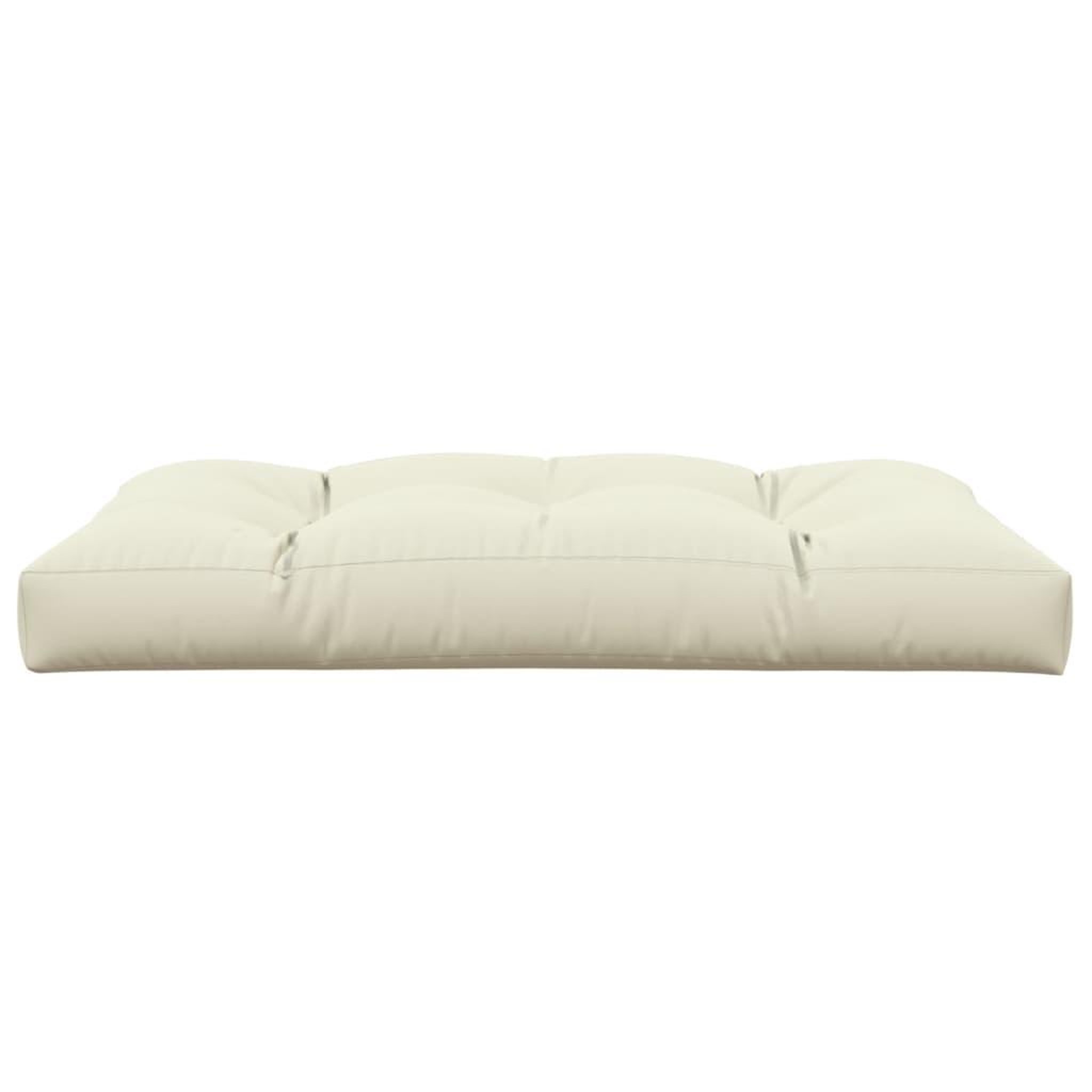 Voir la diapositive 5 : VIDAXL Coussin de palette creme 120x80x12 cm tissu