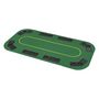 Voir la diapositive 2 : VIDAXL Dessus de table de poker 8 joueurs 4 plis rectangulaire Vert