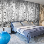 Paris Prix Papier Peint  Birch Seclusion. Coloris disponibles : Multicolore