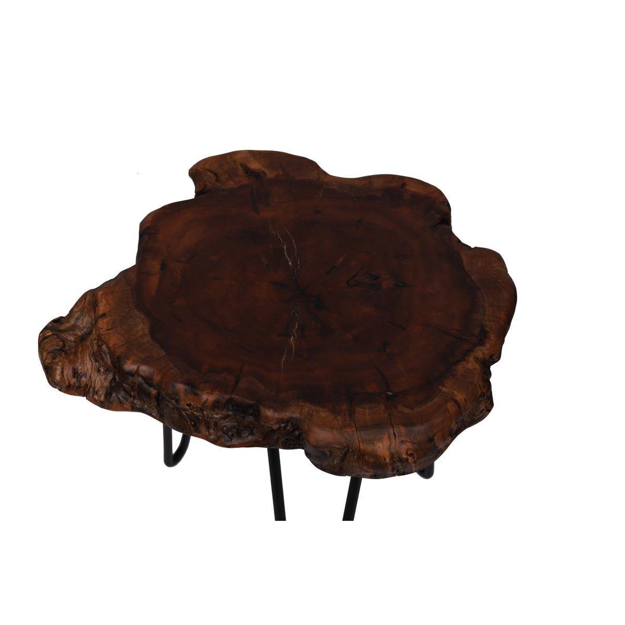 Voir la diapositive 3 : Paris Prix Table d'appoint en bois  woody 310  40cm naturel