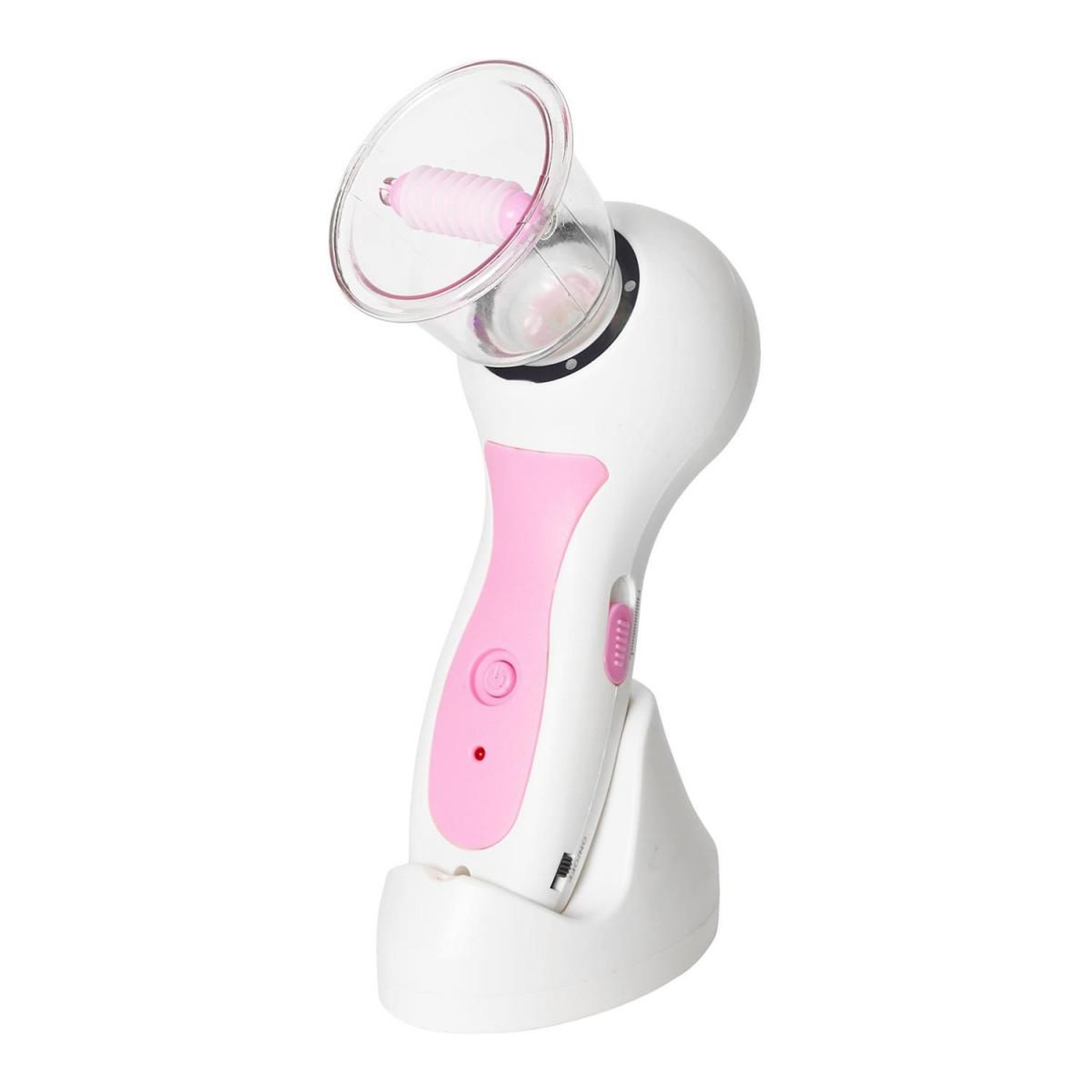 Voir la diapositive 3 : Cosmetic Club Ventouse aspirante  palper-rouler  23cm blanc & rose