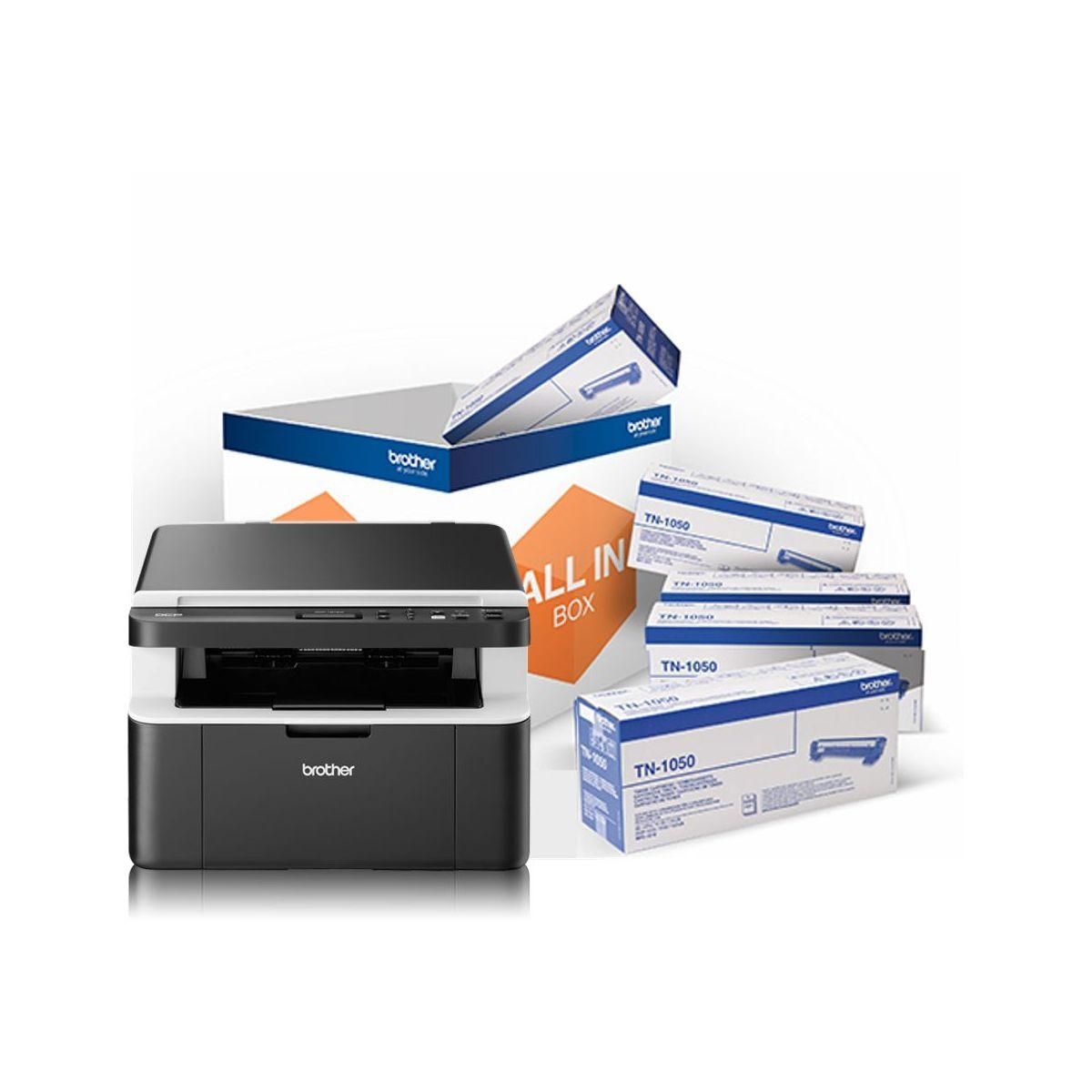 Brother Imprimante multifonction All In Box DCP-1612WVB + 5 TN1050