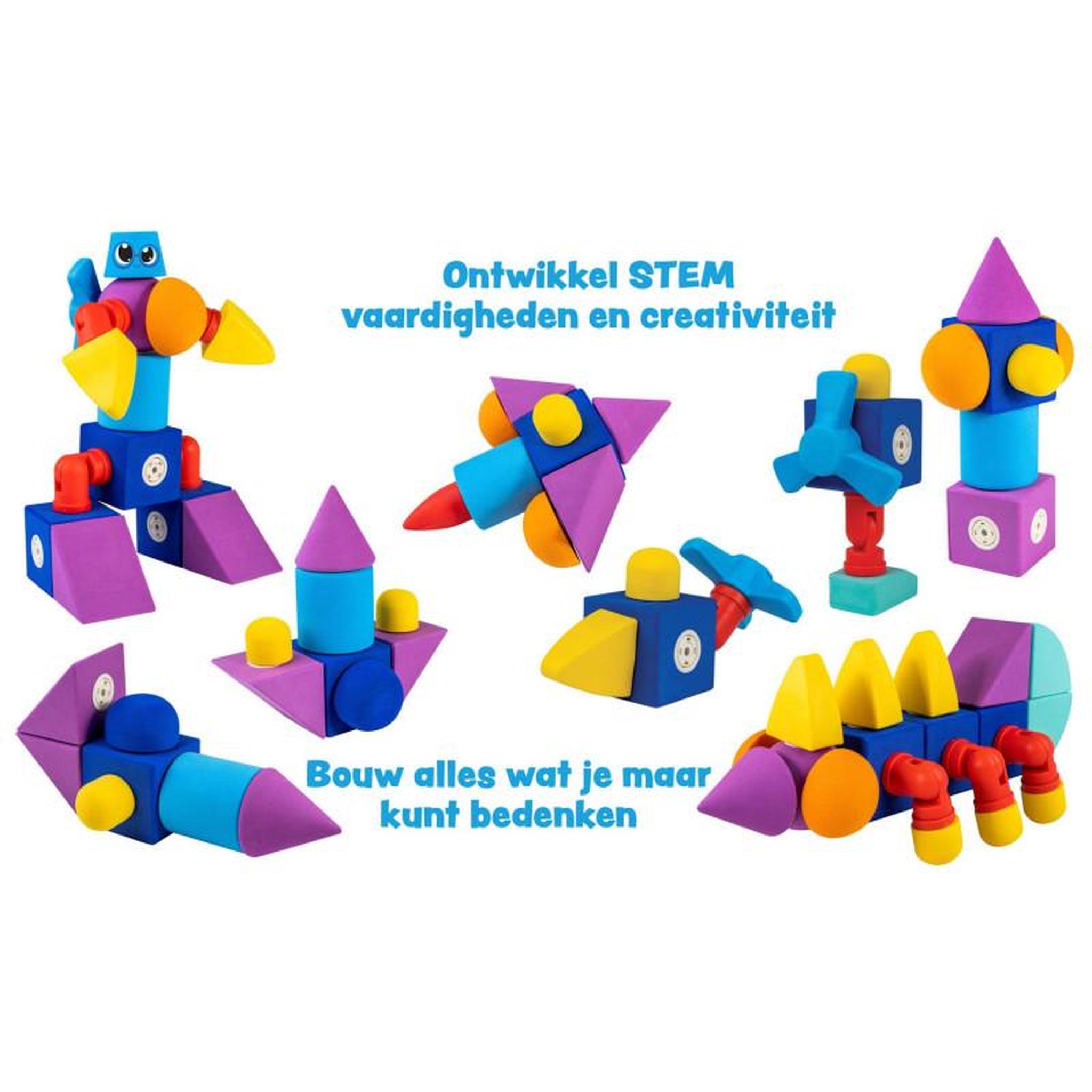 Voir la diapositive 4 : BLOCKAROO Blockaroo Airplane Box, 10pcs. 301002
