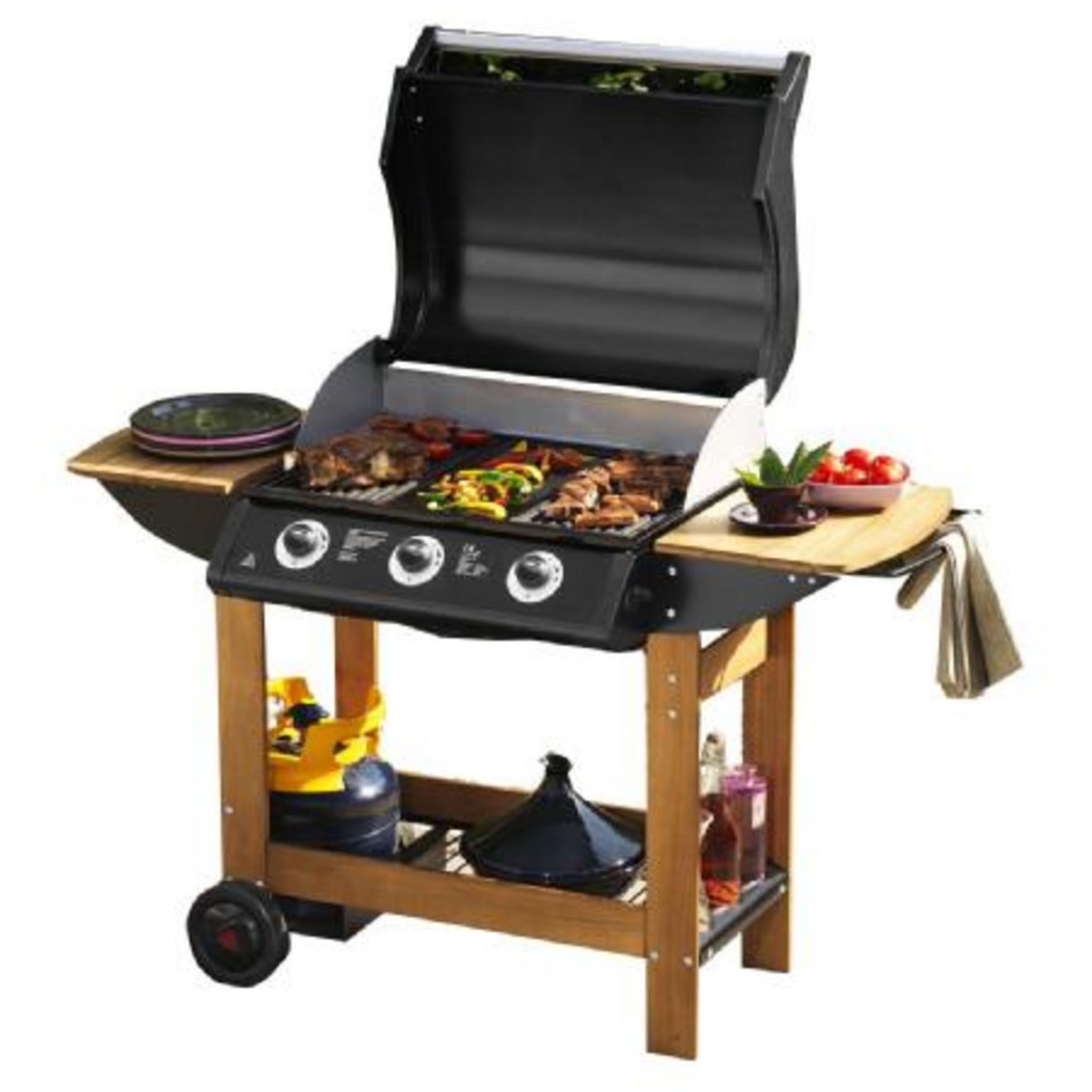 Barbecue Et Plancha Au Gaz