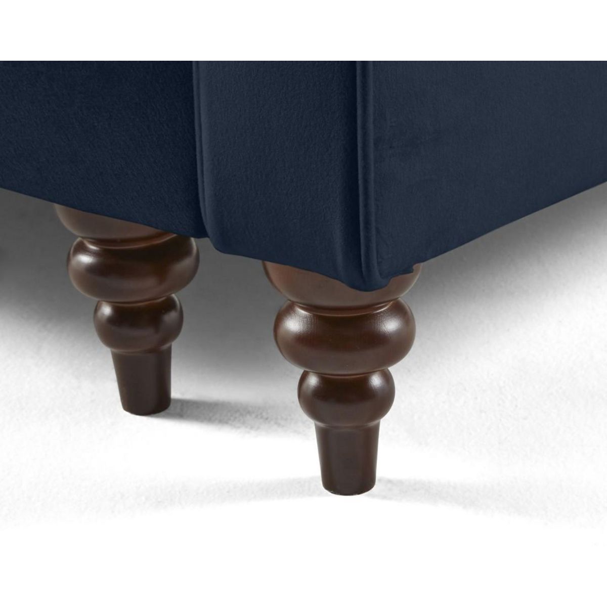 BEST MOBILIER Flamingo - canapé d'angle gauche 4 places convertible en velours