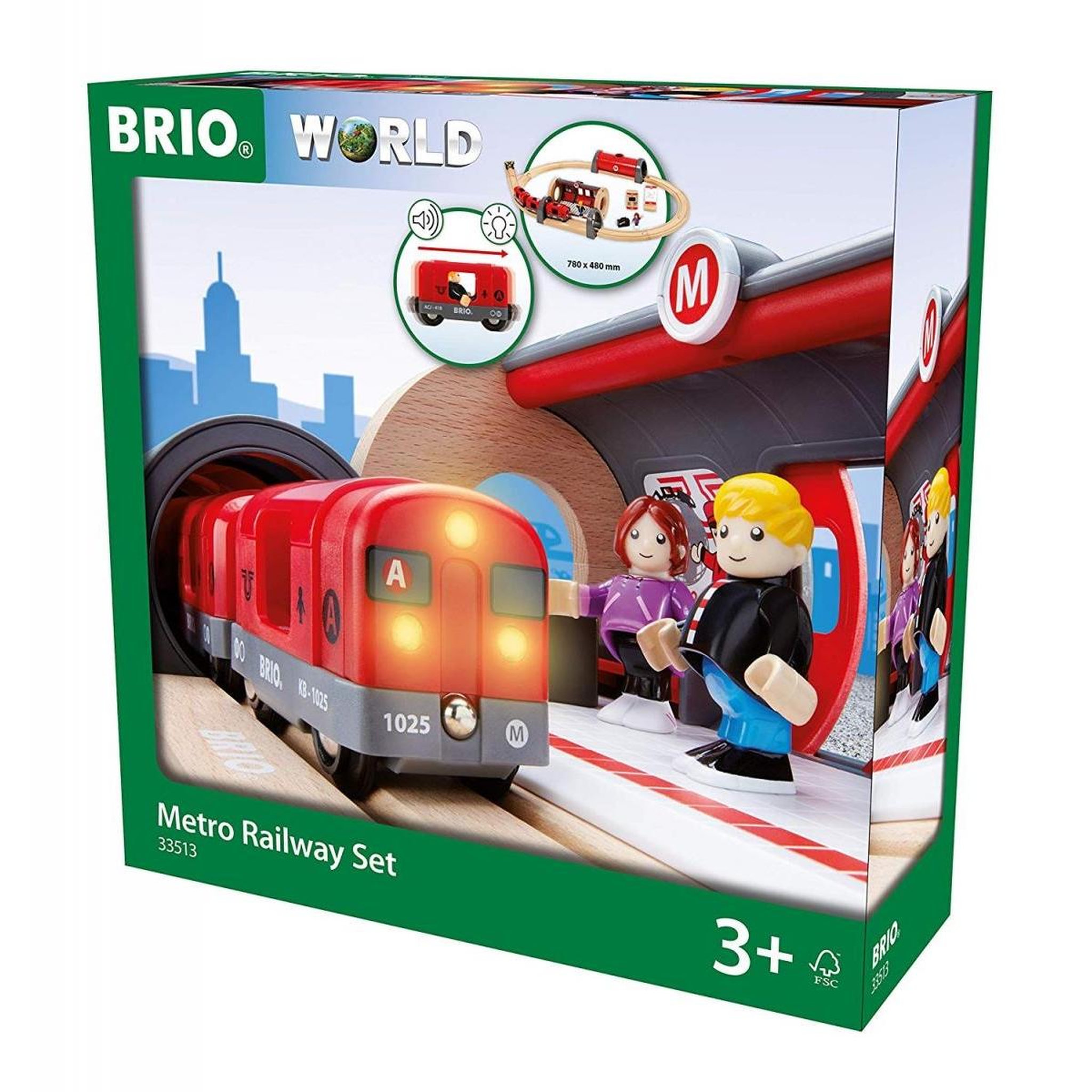 Voir la diapositive 2 : Brio 33513 Circuit Metro de ville