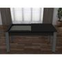 Voir la diapositive 3 : Paris Prix Table de Billard Convertible  Ohio  185cm Gris & Noir Grainé