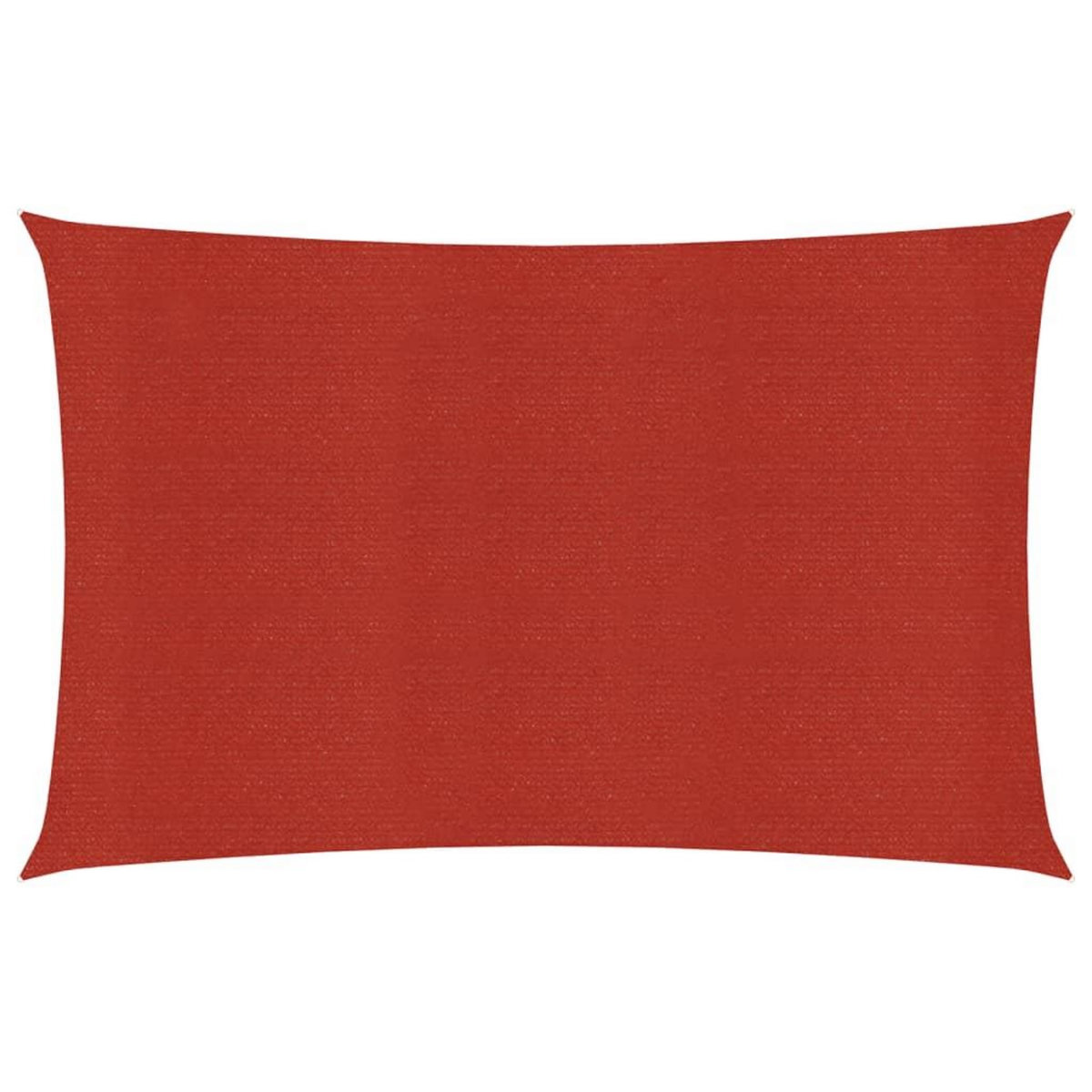 VIDAXL Voile d'ombrage 160 g/m^2 Rouge 2,5x4,5 m PEHD