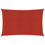 Voir la diapositive 2 : VIDAXL Voile d'ombrage 160 g/m^2 Rouge 2,5x4,5 m PEHD