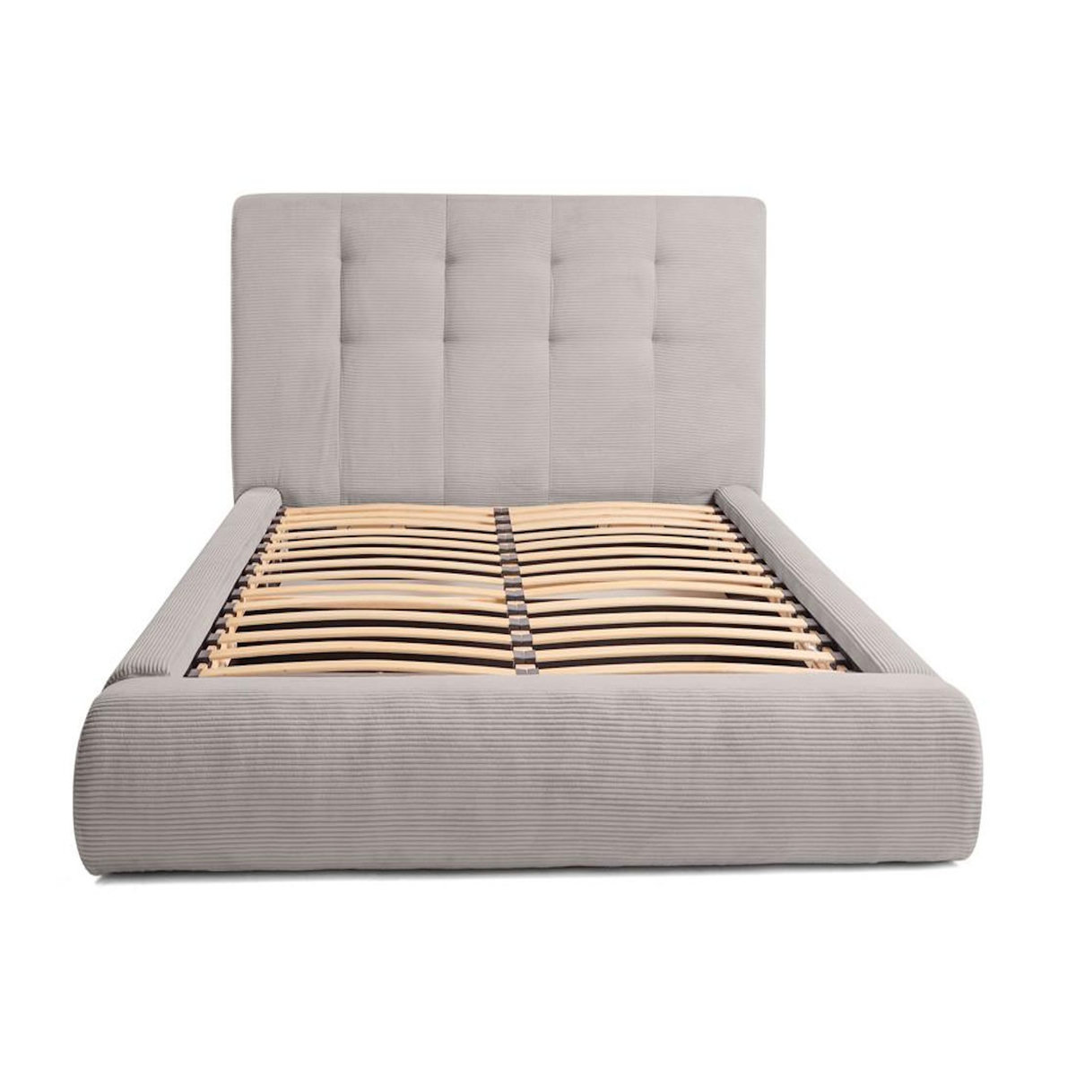 LISA DESIGN Onyx - lit coffre - 180x200 cm - en velours côtelé - sommier inclus