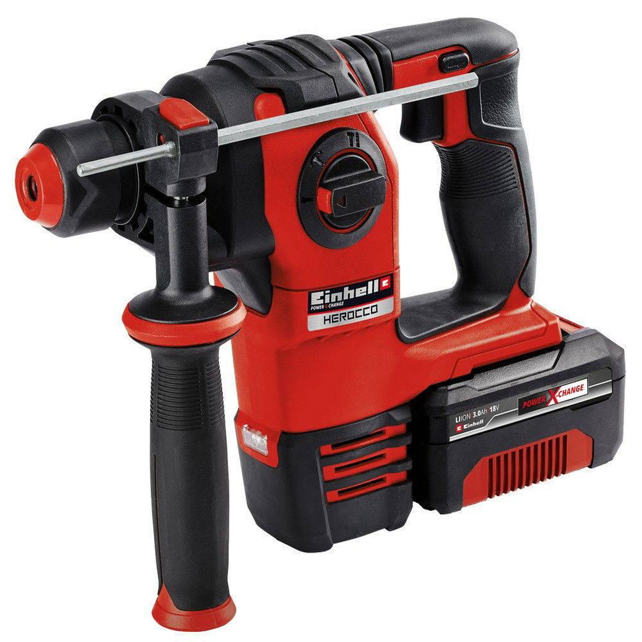 Einhell Marteau perforateur sans fil HEROCCO Kit +5 Accessoire (1x3,0Ah) - avec batterie